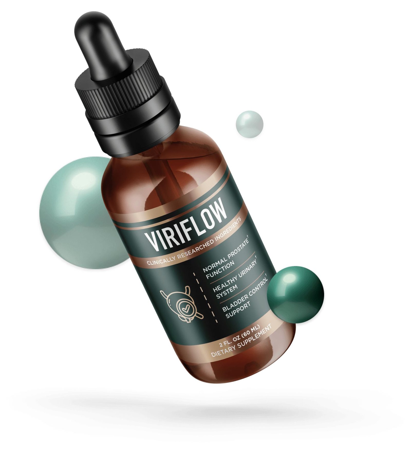 ViriFlow daily urinary wellness support supplement for men